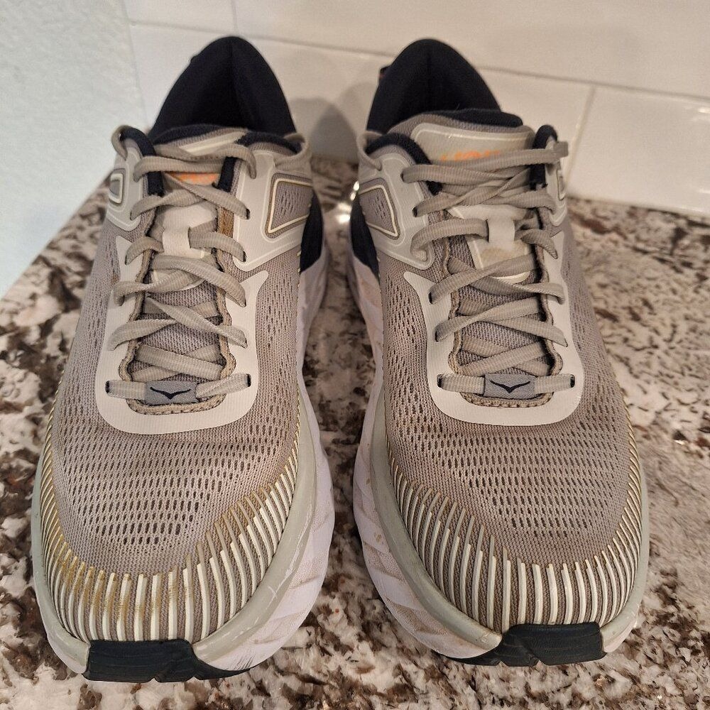 Size 10.5 - Hoka One One Bondi 7 Lunar Rock Black Iris W